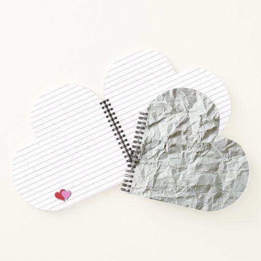 Grappig gerimpeld papier notitieboek (Binnen)