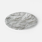 Grappig gerimpeld papier papieren bordje (Gekanteld)