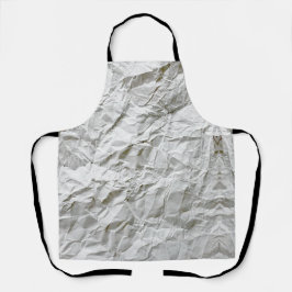 Grappig gerimpeld papier schort