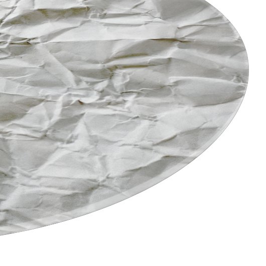 Grappig gerimpeld papier snijplank (Hoek)