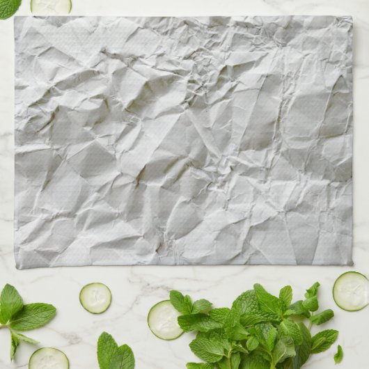 Grappig gerimpeld papier theedoek (Gevouwen)