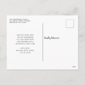 Grappig gerold met het toiletpapier kerstboom feestdagenkaart (Achterkant)