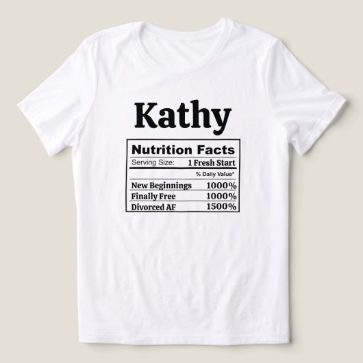 Grappig Gescheiden AF Nieuwe Beginnen Echtscheidin Tri-Blend Shirt (Design voorkant)