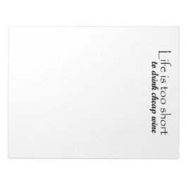 Grappig geschenk cadeautjes wijn citeren grote not notitieblok