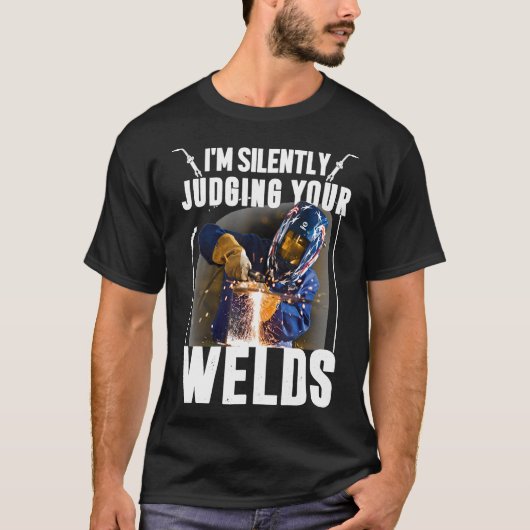Grappig geschenk lasser T-shirt Ik ben stil oordel (Voorkant)