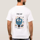 Grappig Geschenk met Ruimteschat en Buitenaards We T-shirt (Achterkant)
