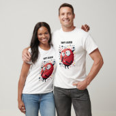 Grappig Geschenk met Zachte Crash Alien Karakter T-shirt (Unisex)