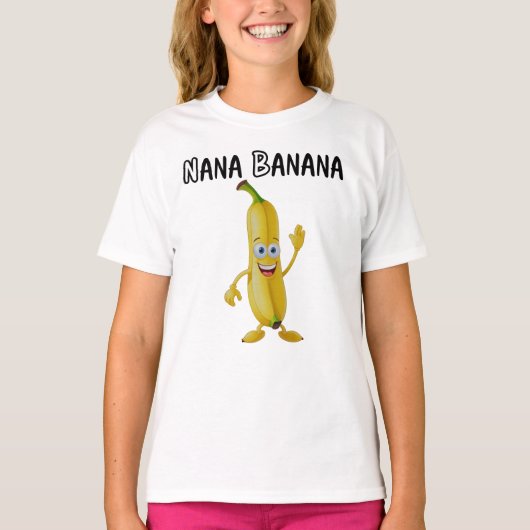 Grappig geschenk Nana Banana T-shirt (Voorkant)