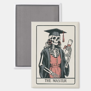 Grappig Geschenk voor Afgestudeerde Skelet Afgestu Magneet