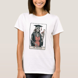 Grappig Geschenk voor Afgestudeerde Skelet Afgestu T-shirt