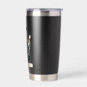 Grappig Geschenk voor Afgestudeerde Skelet Afstude Geïsoleerde Drinkbeker (Links)