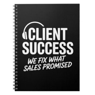 Grappig geschenk voor Client Success Manager Notitieboek