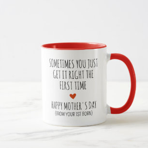 Grappig Geschenk voor Eerstgeborene voor Moeder, S Mok