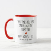 Grappig Geschenk voor Eerstgeborene voor Moeder, S Mok (Links)