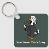 Grappig Geschenk voor Gans Advocaat Rechtsgeleerdh Sleutelhanger (Voorkant)