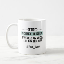 Grappig Geschenk voor Gepensioneerde Natuurkundele Koffiemok