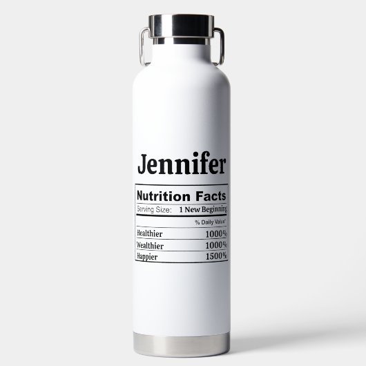 Grappig Geschenk voor Gescheiden Humor Nieuwe Begi Waterfles (Voorkant)