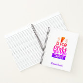 Grappig geschenk voor leerling van de eerste klas notitieboek (Binnen)