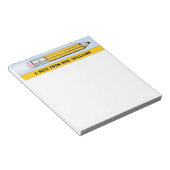 Grappig Geschenk voor Leraar Notitieblok (Schuin)