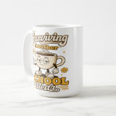 Grappig Geschenk voor Leraren Koffiemok (Voorkant links)