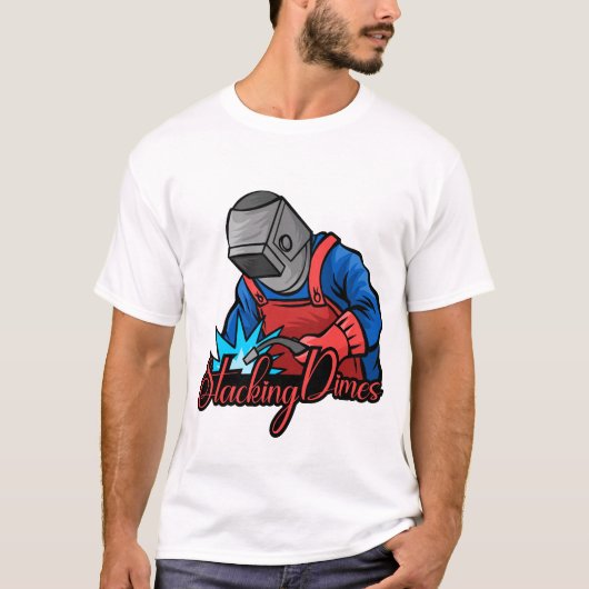 Grappig Geschenk voor Professionele Lasser: Dime S T-shirt (Voorkant)