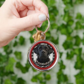 Grappig Geschenk voor Zwarte Labrador Liefhebbers Sleutelhanger (Hand)