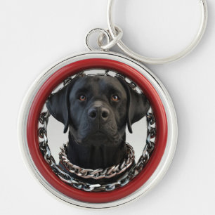 Grappig Geschenk voor Zwarte Labrador Liefhebbers  Sleutelhanger