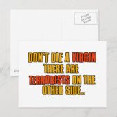 Grappig geschenkartikelen briefkaart (Voorkant / Achterkant)