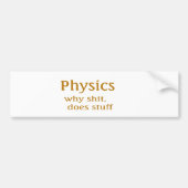 Grappig geschenken bumpersticker (Voorkant)