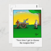 Grappig Geschiedenis Cartoon Gift Briefkaart (Voorkant / Achterkant)