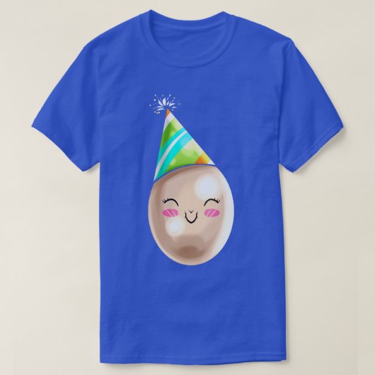 Grappig geschilde eitjes met partijkloon voor Pet T-shirt (Design voorkant)