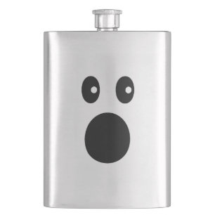 Grappig Geschokt Gezicht Emoji Minimalistische Car Flacon