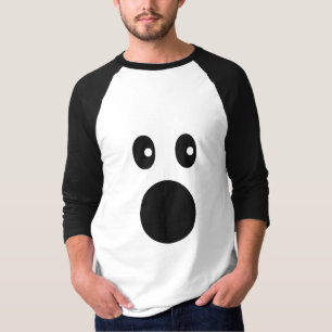 Grappig Geschokte Gezicht Emoji Minimalistische Ca T-shirt