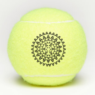 grappig geschreeuw tennisballen