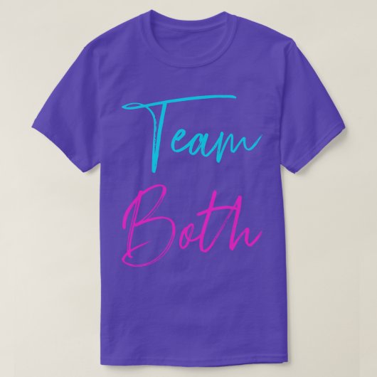 Grappig geslacht onthult team beide baby partijben t-shirt (Design voorkant)