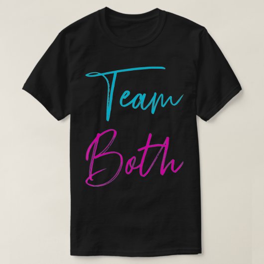 Grappig geslacht onthult team beide baby partijben t-shirt (Design voorkant)