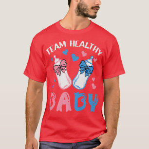 Grappig geslacht onthult team Healthy Baby party s T-shirt