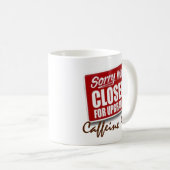 Grappig Gesloten voor Upgrades Coffee Cup Mok (Voorkant rechts)