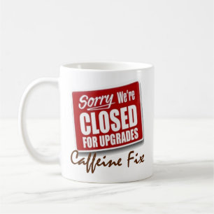 Grappig Gesloten voor Upgrades Coffee Cup Mok