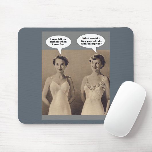 Grappig gesprek ooit muismat (Met muis)