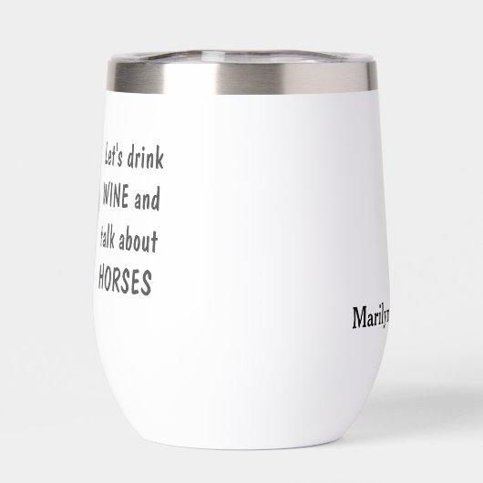 Grappig gesprek over paarden (Achterkant)