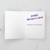 Grappig gestoord Moederdag Kaart (Binnen)