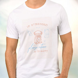 Grappig Gestrest Baktherapie Baker Geschenk T-shir Tri-Blend Shirt