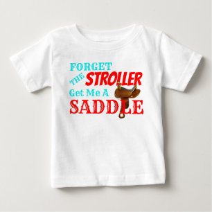 Grappig "Get Me a Saddle" Cowboy