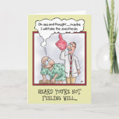 Grappig Get Well Kaarten: Op de tweede gedachte Kaart (Voorkant)