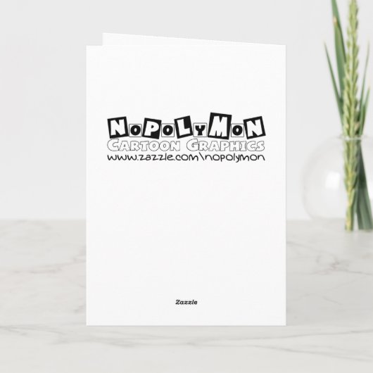 Grappig Get Well Kaarten: routine schot Kaart (Achterkant)