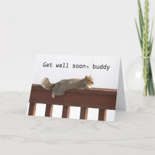 Grappig Get Well Soon kaart - Voel je snel beter k