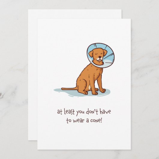 Grappig Get Well Soon Kaarten voor Vrouwen en Mann (Voorkant / Achterkant)