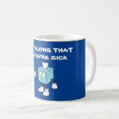 GRAPPIG GET WELL SOON TISSUE BOX KOFFIE MOK (Voorkant rechts)