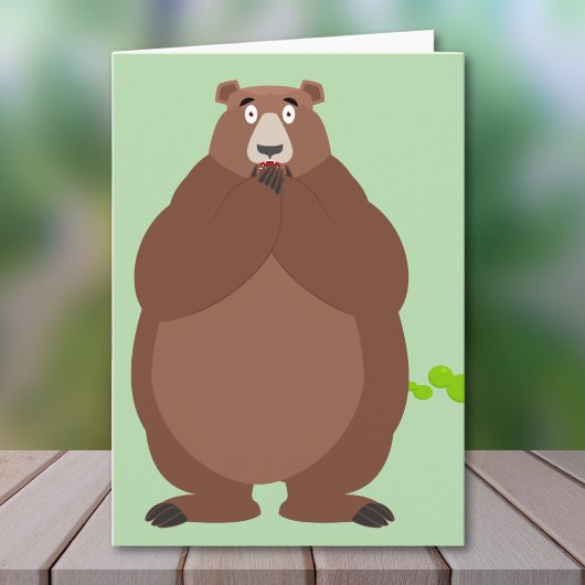 Grappig Get Well voor mannen Fart King Edition Kaart